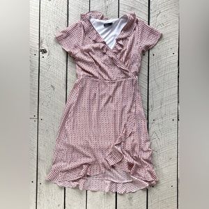 Mika Rose Red Floral Dress